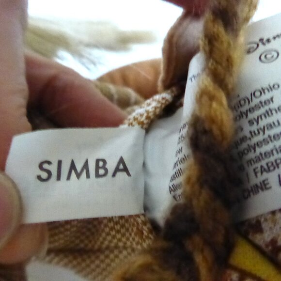 VINTAGE DISNEY STORE LION KING BROADWAY MUSICAL SIMBA TRICKSTER BEANIE PLUSH LOT - Picture 12 of 14